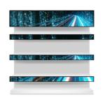 46.6 Inch Bar Stretched lcd display panel Shelf Edge Lcd Display