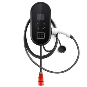 China 240v ABS Wall Box EV Charger Ocpp Charging Station With Advertisement Display factory