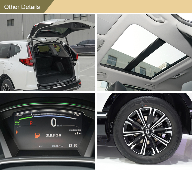 Maximum Torque of 100-200Nm Gas-Electric Hybrid Hon-da CRV 5-Seat SUV with Electric Steering and Plug-in Hybrid Technology
