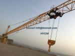 qtz250 Topkit Tower Crane Type Of Bridge Crane 75M Jib 48m Working Height
