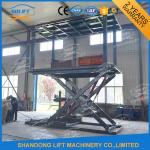 Red Grey Yellow Hydraulic Double Deck Car Parking System 5.5m X 2.6m