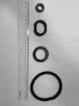 ISO Small Rubber Ferrite Ring Magnets Waterproof Rubber Magnet