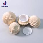 Sphere Shape Custom Cosmetic Packaging 50g 75g Plastic Container For Cream