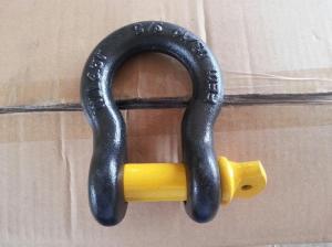 China Black 6.5T Shackles factory