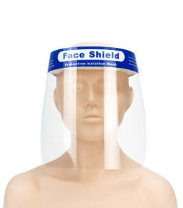 China Wrap Around Face Shield Visor , Polycarbonate Industrial Face Shield for adult factory