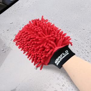 China Red Gray Nanoskin Autoscrub Wash Mitt Car Detailing Clay Mitt factory