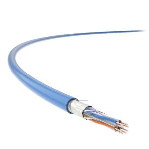 China Network Cable UTP Cat 6A Cable Non-Continuous Aluminum Foil 24AWG BC PVC Jacket factory