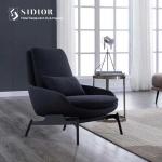 High quality leisure chair, high density foam, leather relaxing chair, living