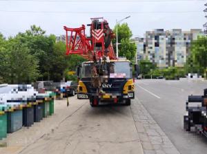 China STC200E5 Sany Truck Mounted Crane 2020 August 6000km Mileage Mobile Truck Crane factory