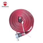 1 1/2" X 50' Double Jacket Fire Hose Alum NH Couplings EPDM Rubber Linner