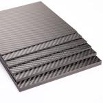 Anti Aging Flexibility 3K Carbon Fiber Board 200x300mm 1mm To 5mm Thickness
