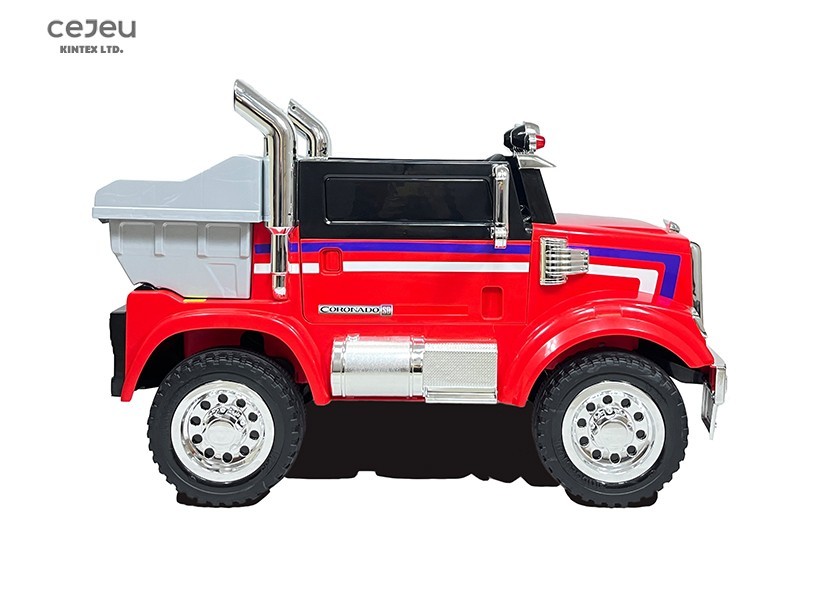 Electric Rugged Plastic Ride On Tractor For Kids Toddler