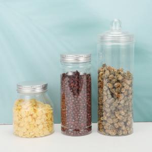 China 2oz Transparent Plastic Jars with Optional Lids factory