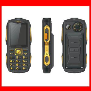 China 2.4inch Factory Sale Unlocked Phone Outdoor Mobile Waterproof Feature Phone with Power Bank and Torch Big Sound factory