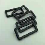 Rectangle 20.5mm Metal Duty Belt Buckle Iron Black Plating