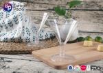 138ml Clear One Piece Champagne Flutes Disposable Champagne Glasses