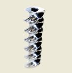 Powder Coating Extruder Machine Parts Sand Blast / Polishing Surfaces