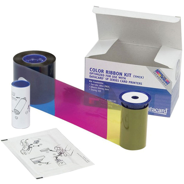 Datacard SP55 SD260 YMCKT Color Printer Ribbon 534000-003 500 Prints/roll and Durable