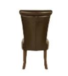 Beech wood pu upholstery leisure chair/wooden dining chair/desk chair,armless