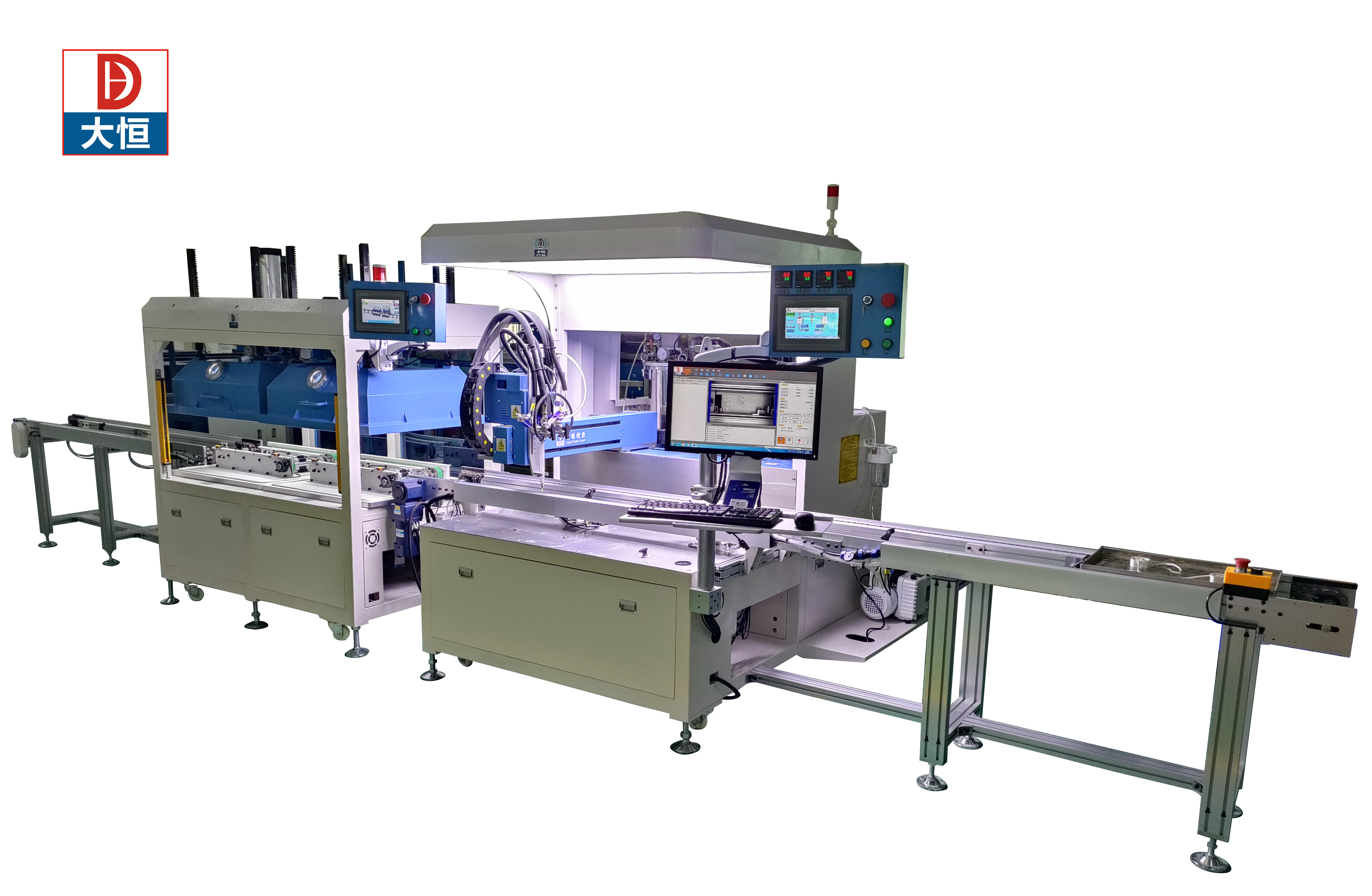 High Precision CCD Automatic SMT Glue PU Dispenser with Double Cylinder Plunger Pump