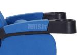 Custom Blue Color Commercial Theater Seating Embroidery Logo Easy Maintenance