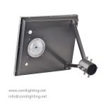 150LM/W 7500lm 50Watt Solar Led Post Light PIR Sensor