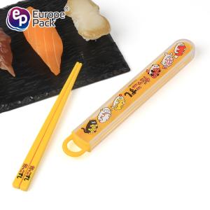 China Kids cartoon plastic chopsticks with box factory