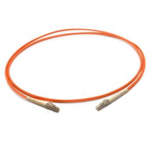 China Orange LC UPC To LC UPC Fiber Optic Patch Cable OM2 Simplex 3.0mm LSZH factory