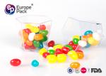 Disposable Plastic Dessert Cup Food Grade Ps Material Transparent Color