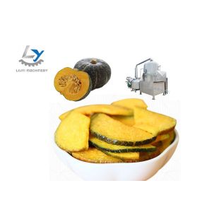 Compact Design Pumpkin Frying Machine , Continuous Vacuum Fryer Energy Saving