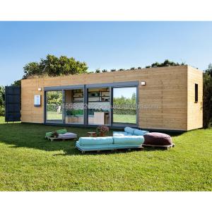 China 20 40 FT Modern Design Expandable Container Prefabricated Wooden Color Garden House for a Customized Living Experience factory