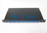 Wall mounted 24 Port Fiber Optic Terminal Box LC Duplex Fiber Adapters