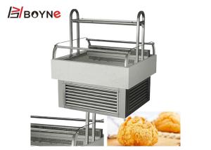 China R134A Air Cooling Cake Display Case Floor Type Bakery Cabinet With Sliding Door factory