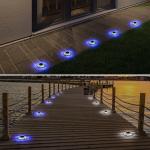 IP67 Waterproof 2V Solar Dock Light With Screw Installation