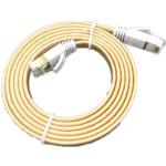 30pcs/Lot Gold 5m Cat7 Cable Rj45 Flat Lan Network Cable