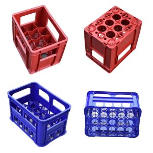 Stackable Beer Bottles Plastic Crates 12/24 Bottles Plastic Beer Crate 12