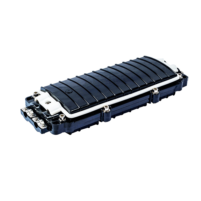 KEXINT Fiber Joint Closure 2 In 2 Out IP68 Waterproof 12 24 48 96 144 Cores Outdoor