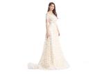 Women Formal Wedding Bridesmaid Dresses Saudi Arabic Evening Dress Floor -