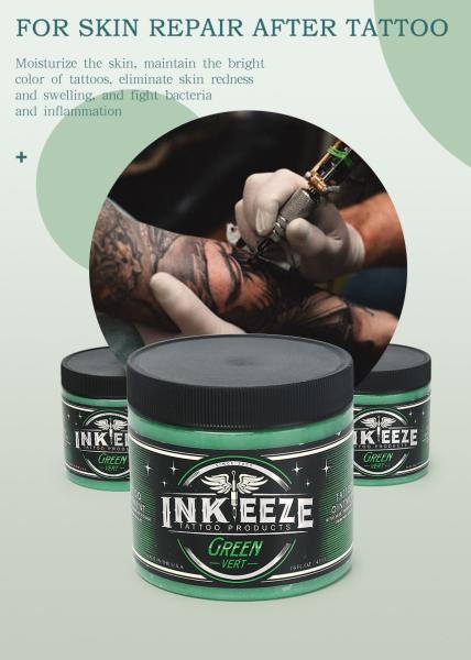 Factory Supply Tattoo Product Inkeeze Green Tattoo Ointment Healing Cream