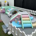 Pastel Baby Soft Play Climbing Blocks For Party Rental Custom Soft Play