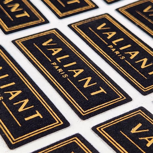 Custom Velvet Business Cards with Gold Stamping and Embossing