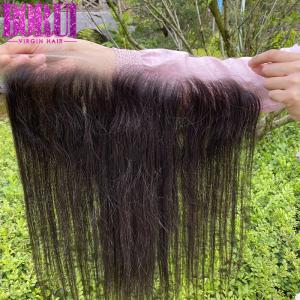 China Customized Style HD Lace Closure 13x4 Lace Frontal No Tangling Indian Virgin Hair factory