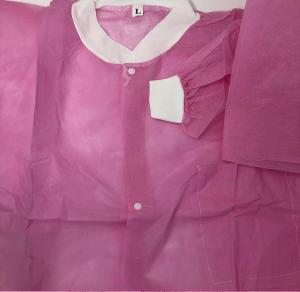 China Fluid Resistant Multi Ply SMS Disposable Visitor Coats for hospital factory