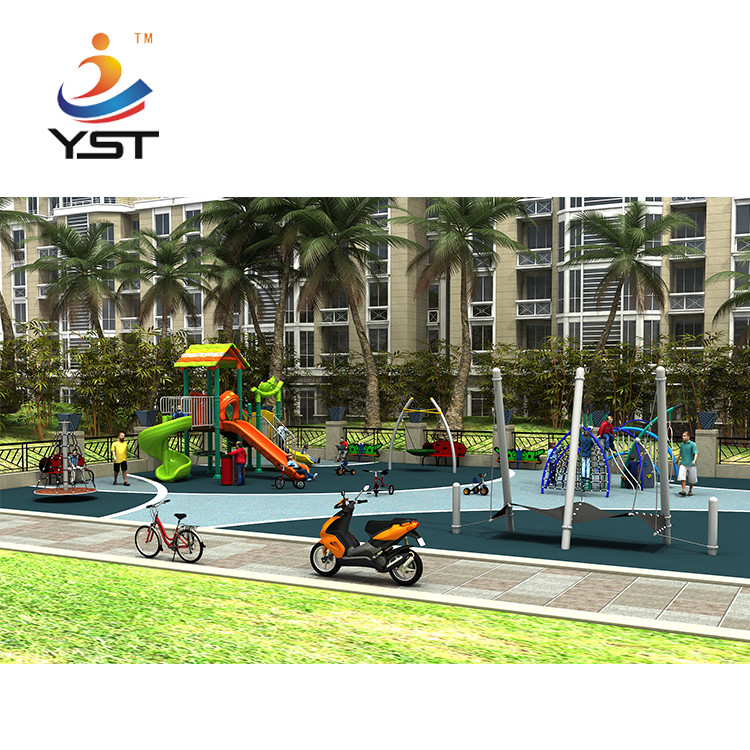 Children Plastic LLDPE Outdoor Swing Slide 710*460*420cm