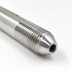 China Pipe Fifttings Stainless Steel Male Thread ss 304 Hex Nipple 1/8 NPT to BSP Flared Swage Fittings Nipple factory