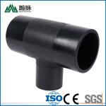 Hot Melt HDPE Pipe Fittings 75 90 110 125 160 200mm HDPE Reducing Tee
