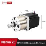 0.64kg Motor Weight Nema 23 57mm Hybrid 2 Phase Gear Step Motor with Gearbox
