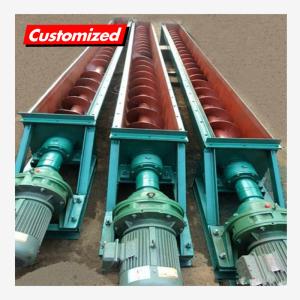 China Custom Grain Seed Poultry Feed Powder Flour Transportation Equipment Auger Conveyor factory