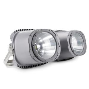 China 6000K Double Lens LED Outdoor Flood Light 1000W Sports Stadiums Field Lighting factory