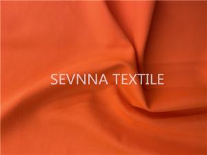 China UV Protection Recycled Swimwear Fabric Spandex 4 Way Stretch Free Cut Orange factory